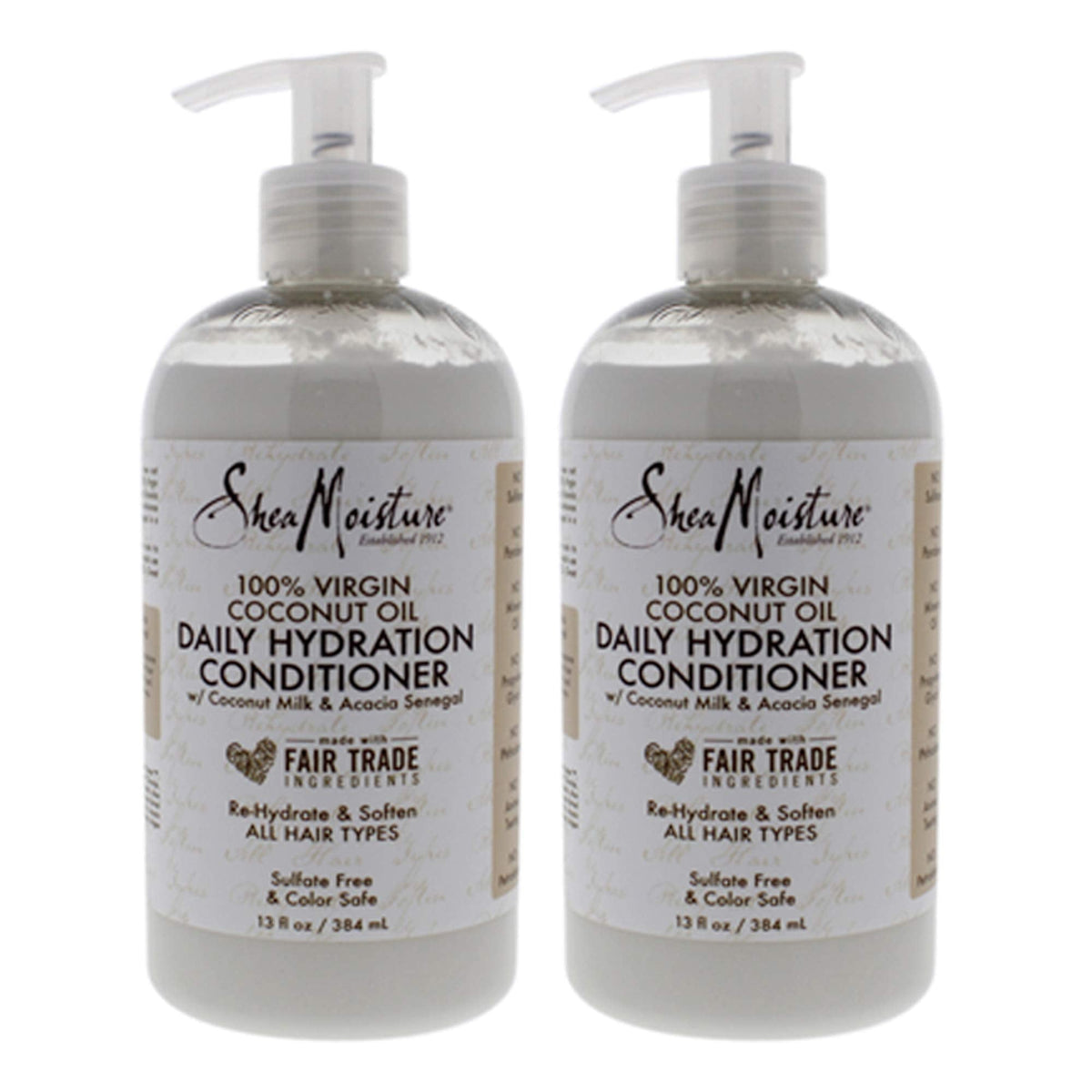 Shea Moisture 100% Virgin Coconut Oil Conditioner 13 Ounce (384ml) (2 Pack) Beauty & Personal Care SheaMoisture