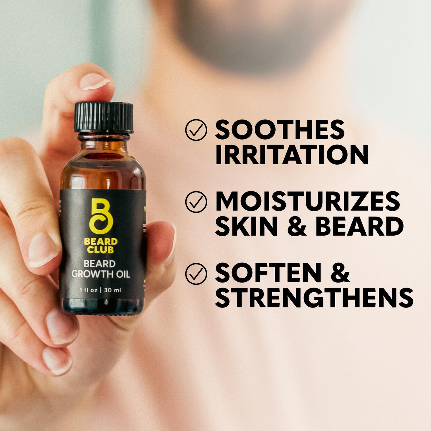 The Beard Club Advanced Beard Growth Kit - Derma Roller, Growth Oil, Vitamins and Vitamin Spray, Shampoo and Boar Bristle Brush - Gift Set - Cedar Beauty and Personal Care The Beard Club