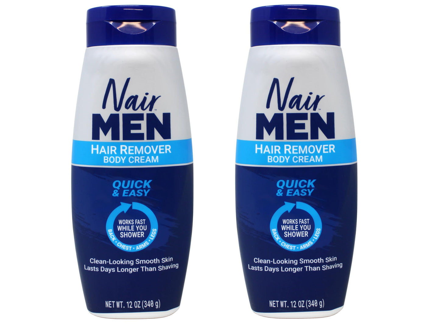 Nair Hair Remover for Men Hair Remover Body Cream, 12 oz (2-Pack) Beauty & Personal Care Nair
