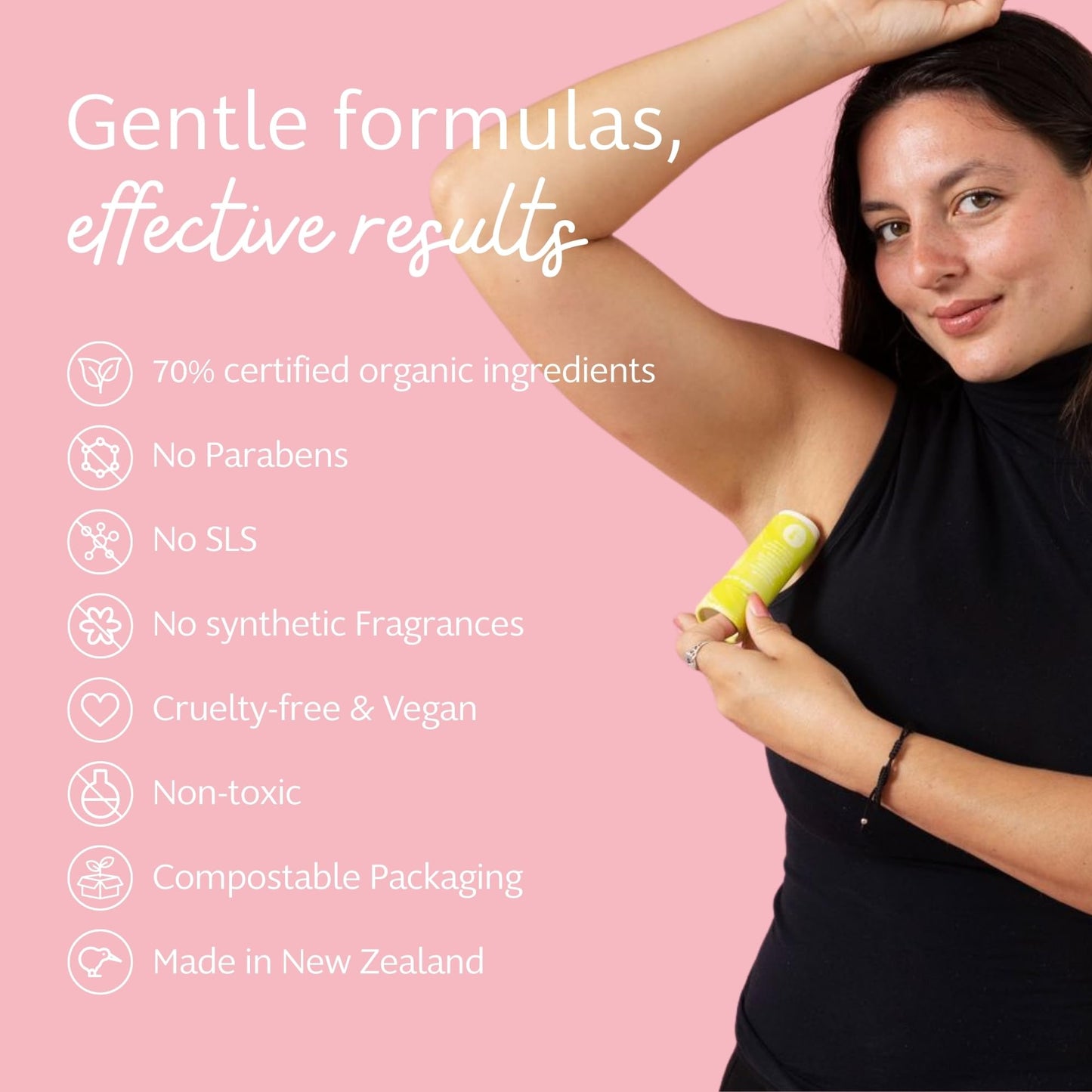 Slo Natural Deodorant - All Natural Ingredients - Aluminum Free Deodorant for Women - Vegan, Paraben and Cruelty Free - Paper Packaging - Lime + Beauty and Personal Care Slo