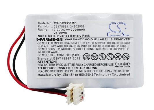 FITHOOD Battery Replacement for B.Braun Vista Basic Part NO 33175551, 34502556 Beauty and Personal Care FITHOOD