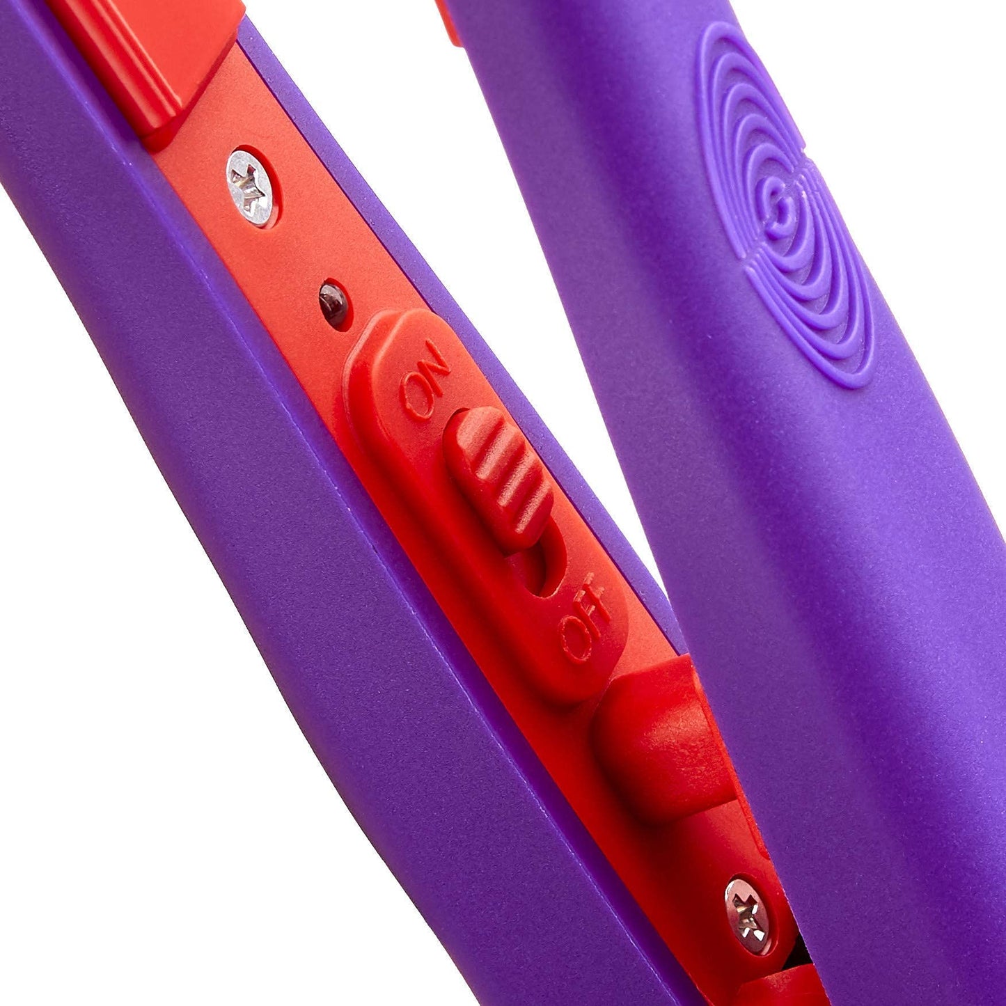Hot Beauty Professional Ceramic Mini Flat Iron 1/2", Anti-Frizz, Fast Heating, Versatile Styling for Curly & Straight Hair, Ideal for Traveling Beauty & Personal Care Hot Beauty