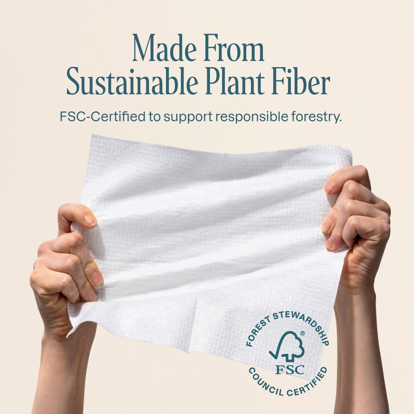 Cliganic Clean Face Towels XL, Disposable, Ultra-Absorbent, Hypoallergenic & Soft - Makeup Remover Dry Wipes, Pamper Your Face, Feel Fresh & Radiant Beauty and Personal Care Cliganic
