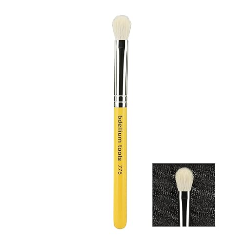 Bdellium Tools Professional Makeup Brush - Travel 776 Blending - Short Wooden Handle for Convenient Travel, For Shading and Blending Powder/Cream Beauty & Personal Care BDELLIUM TOOLS