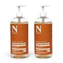 Dr. Natural Castile Liquid Soap, Almond, 2 pc - Sulfate-Free, Paraben-Free, Cruelty-Free Multi-Purpose Soap with Shea Butter, Coconut Oil, Olive Oil Beauty & Personal Care Dr. Natural