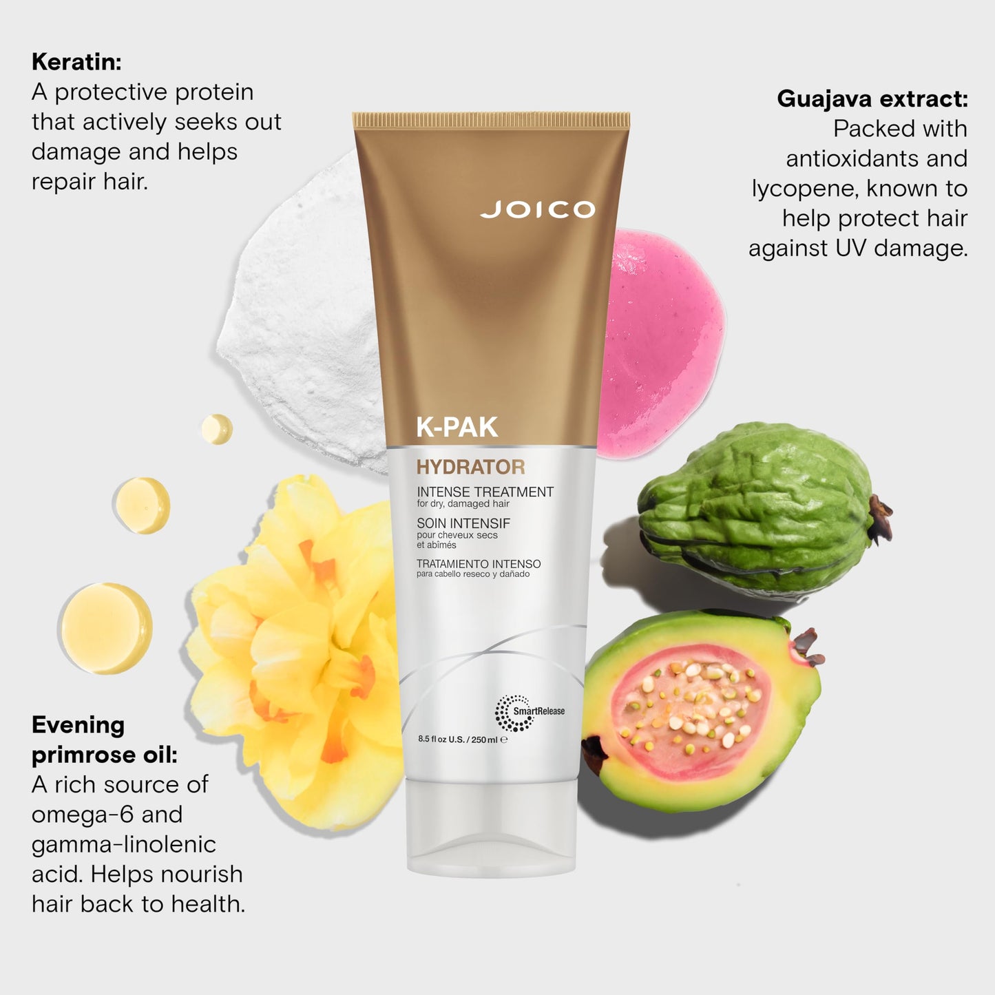 Joico K-Pak Hydrator Intense Treatment | For Dry, Damaged Hair | Boost Shine | Improve Elasticity | Instant Hydration & Softness | With Keratin Beauty & Personal Care Joico