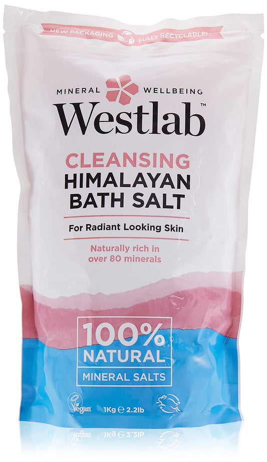 Westlab Cleansing Himalayan Bath Salt Pouch, 1Kg Beauty and Personal Care Westlab