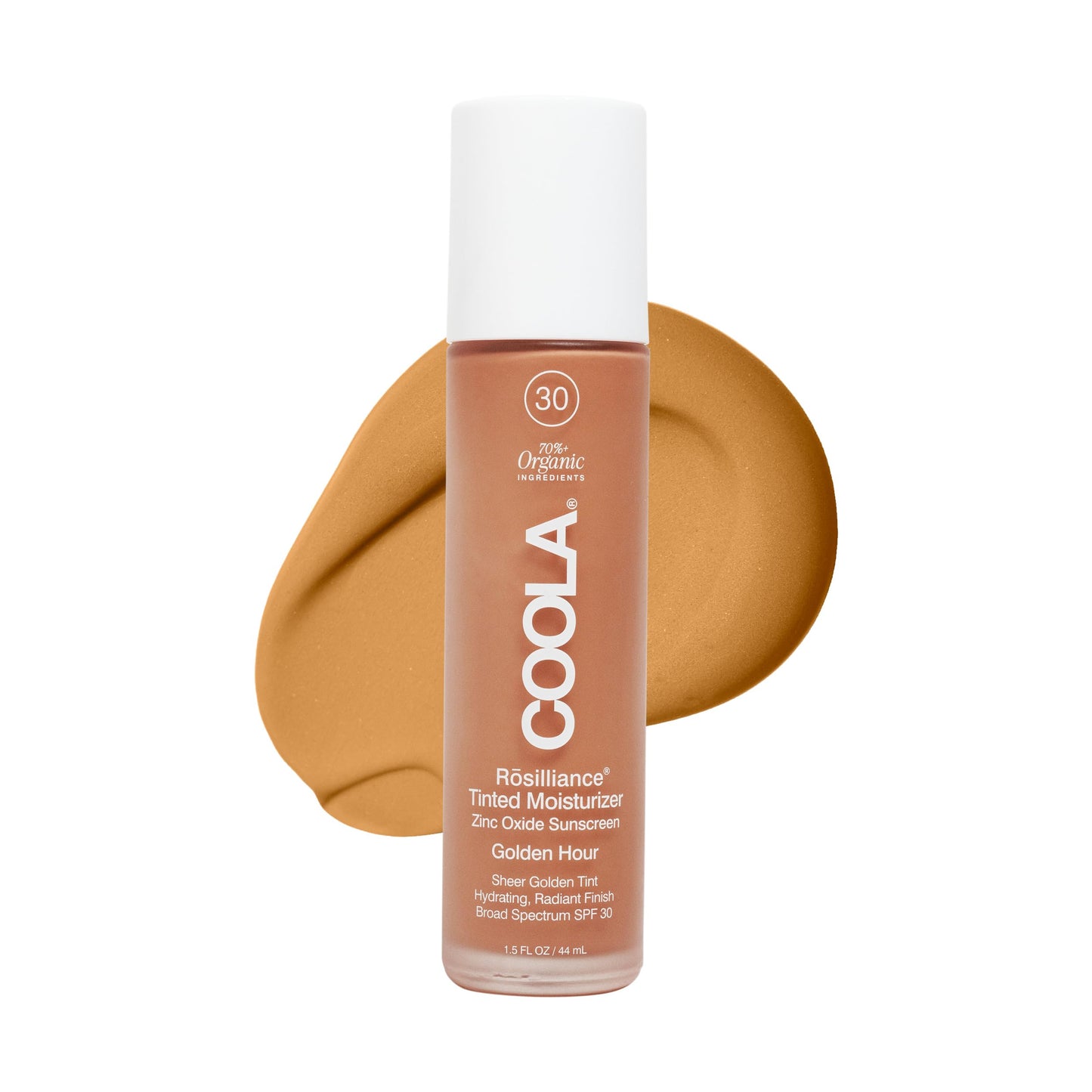 COOLA Organic Rosilliance BB Cream with SPF 30, Tinted Moisturizer Sunscreen & Foundation, Dermatologist Tested, Golden Hour, 1.5 Fl Oz Beauty & Personal Care COOLA