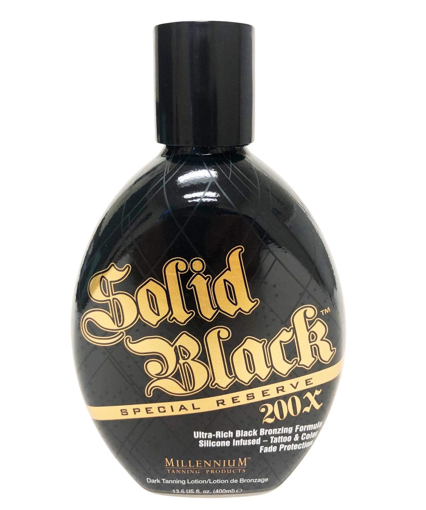2 Pack - Millennium Tanning Solid Black Special Reserve 200x + Millennium Tanning Solid Black Hypoallergenic Tan Maximizer w Hemp Beauty & Personal Care Millennium Tanning