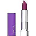 Maybelline Color Sensational Lipstick, Lip Makeup, Matte Finish, Hydrating Lipstick, Nude, Pink, Red, Plum Lip Color, Berry Bossy, 0.15 oz Beauty & Personal Care MAYBELLINE