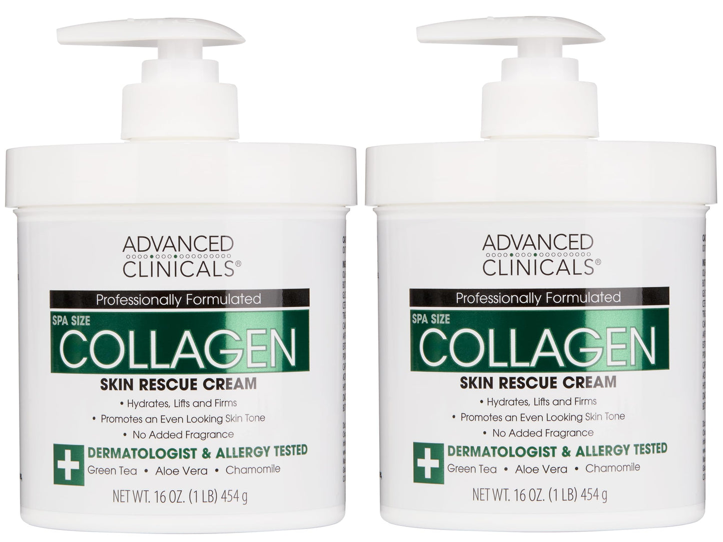 Advanced Clinicals Collagen Cream Body Lotion & Face Moisturizer W/Vitamin E | Skincare Moisturizing Collagen Lotion For Women, Men, Hand, & Neck Beauty & Personal Care Advanced Clinicals