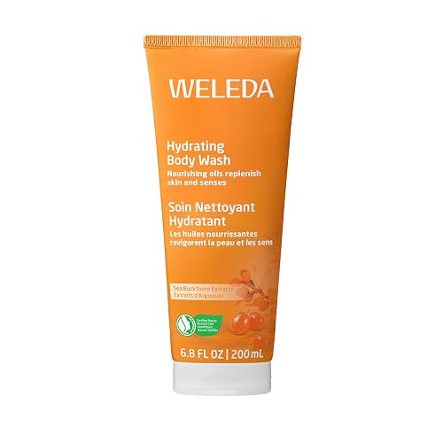 Weleda Hydrating Sea Buckthorn Body Wash, 6.8 Fluid Ounce, Gentle Plant Rich Cleanser with Sea Buckthorn and Sesame Oils Beauty & Personal Care Weleda