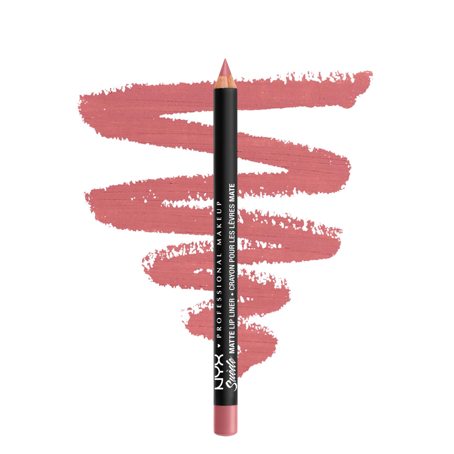 NYX PROFESSIONAL MAKEUP Suede Matte Lip Liner, Velvety-Smooth, Long-Lasting Formula For A Defined Lip Makeup Look - Tea & Cookies (Pink) Beauty & Personal Care NYX PROFESSIONAL MAKEUP