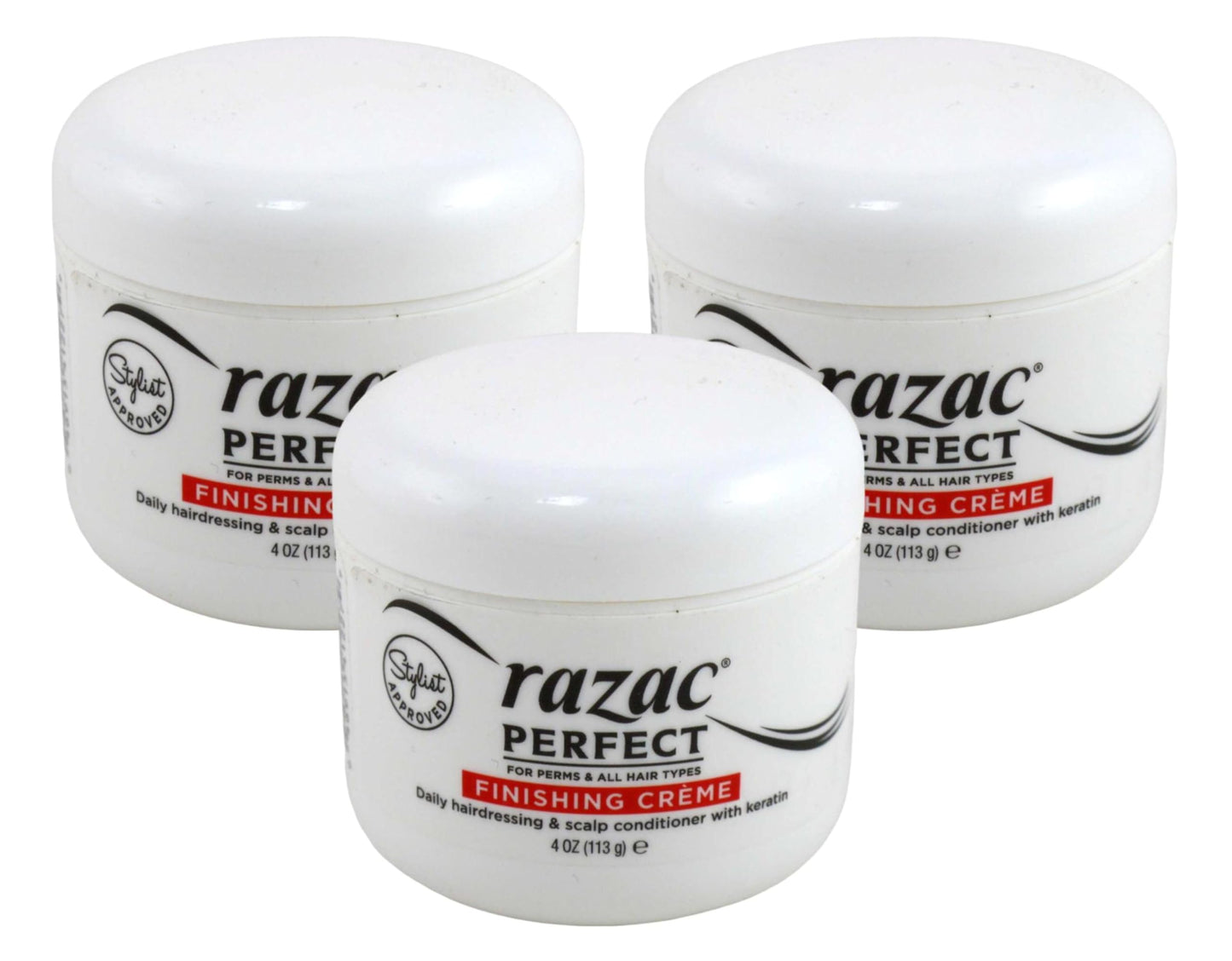 Razac Perfect For Perms Finishing Creme 4 Ounce (Pack of 3) Beauty & Personal Care Razac