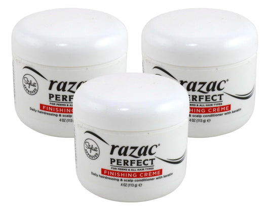 Razac Perfect For Perms Finishing Creme 4 Ounce (Pack of 3) Beauty & Personal Care Razac