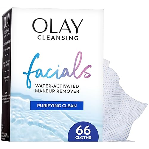 Olay Makeup Remover Wipes, Daily Facials Deep Clean Face Cleanser for Normal to Oily Skin, Alcohol & Fragrance Free, Soft Face Wash Towels, Travel Beauty & Personal Care Olay