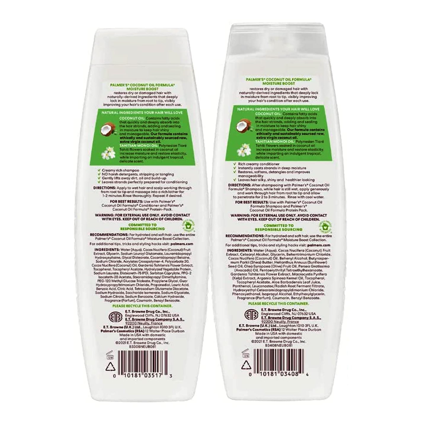 Palmer's Coconut Oil Formula Conditioning Shampoo & Repairing Conditioner Beauty & Personal Care Palmer's