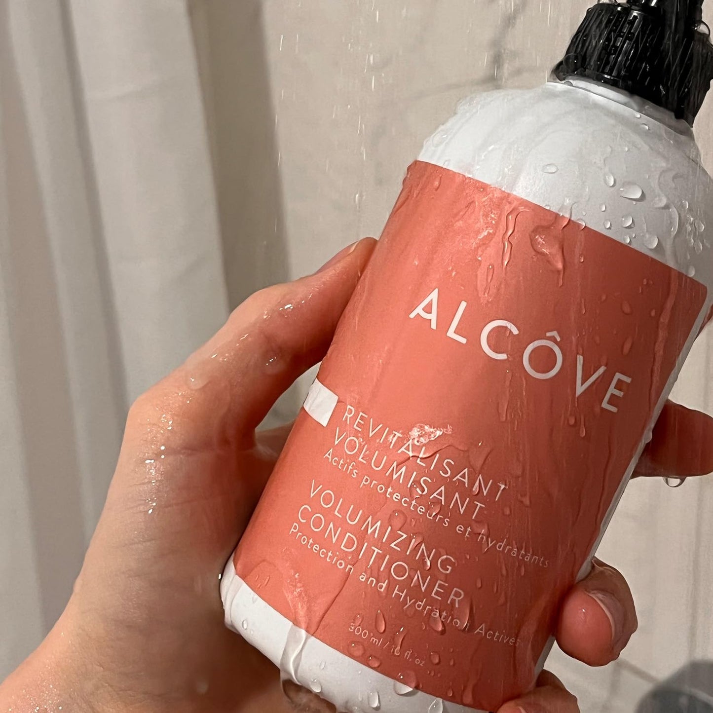 Alcôve - Volumizing Shampoo & Conditioner Duo - Fine and Thin Hair - Sulfate-Free - Lightweight Volume - Evening Primrose Oil - Mango Extract - Argan Beauty & Personal Care Alcove