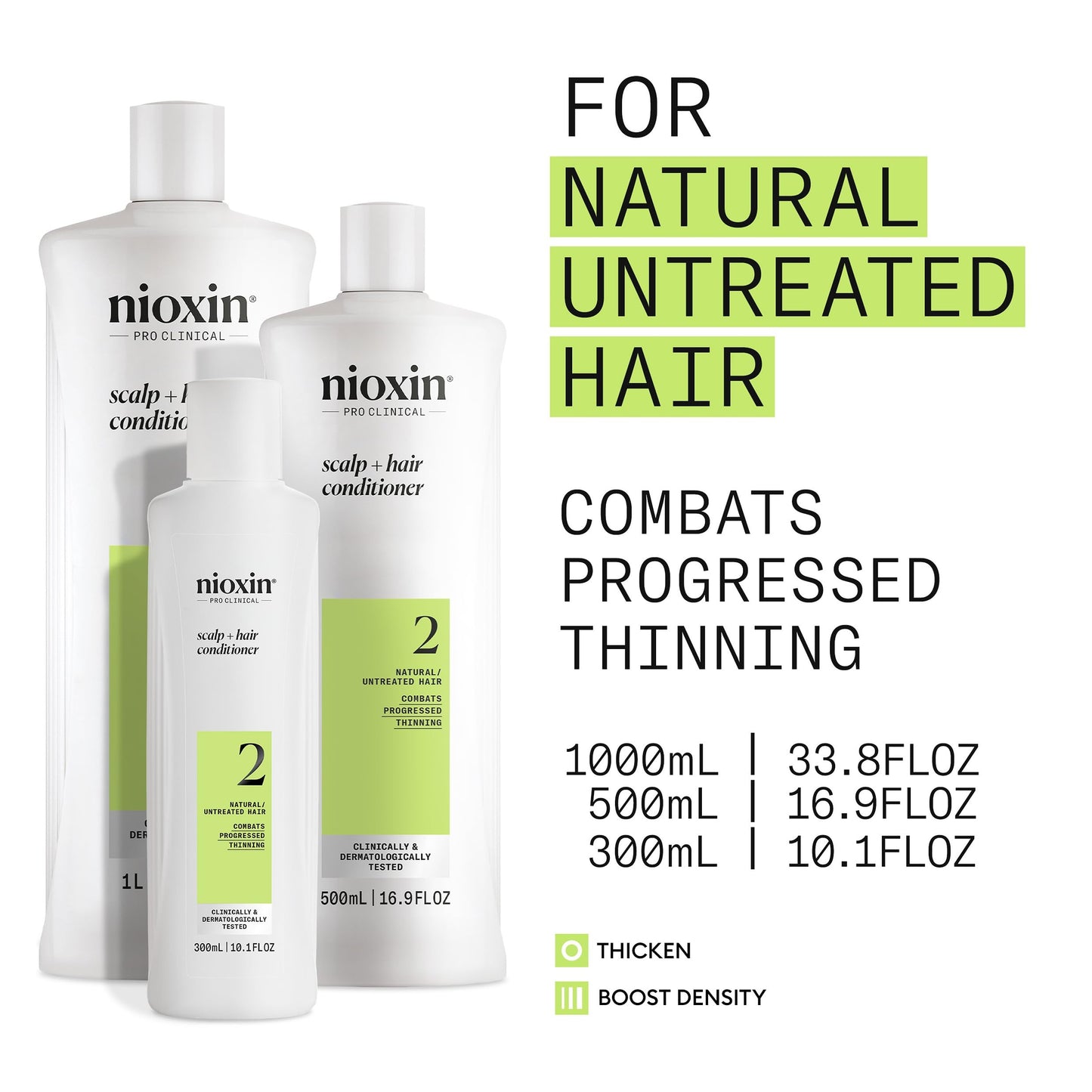 NIOXIN System 2 Scalp Care | Conditioner | Hair Thickening For Natural Hair Beauty and Personal Care NIOXIN