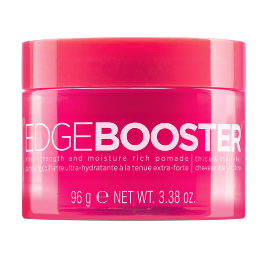 Style Factor Edge Booster Extra Strength & Moisture Rich Pomade | Strong Hold Edge Control Gel for Thick & Coarse Hair | High Shine, Non-Greasy Beauty & Personal Care Style Factor