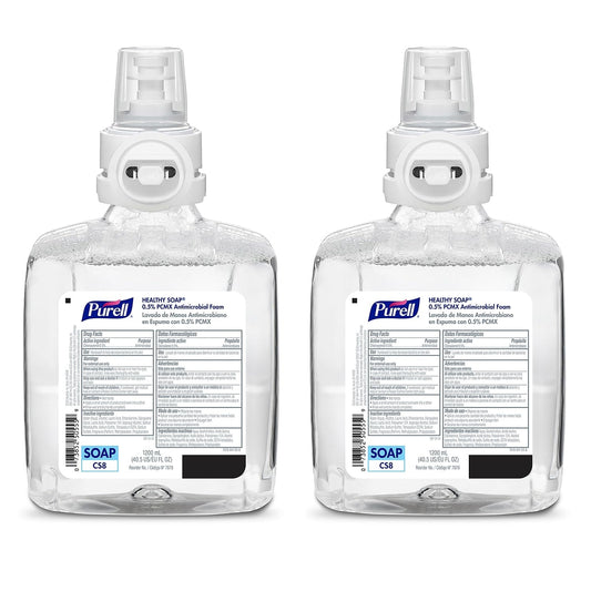 Purell CS8 PCMX Antimicrobial Foam Soap Refill 2ct x 1200 mL - 7878-02