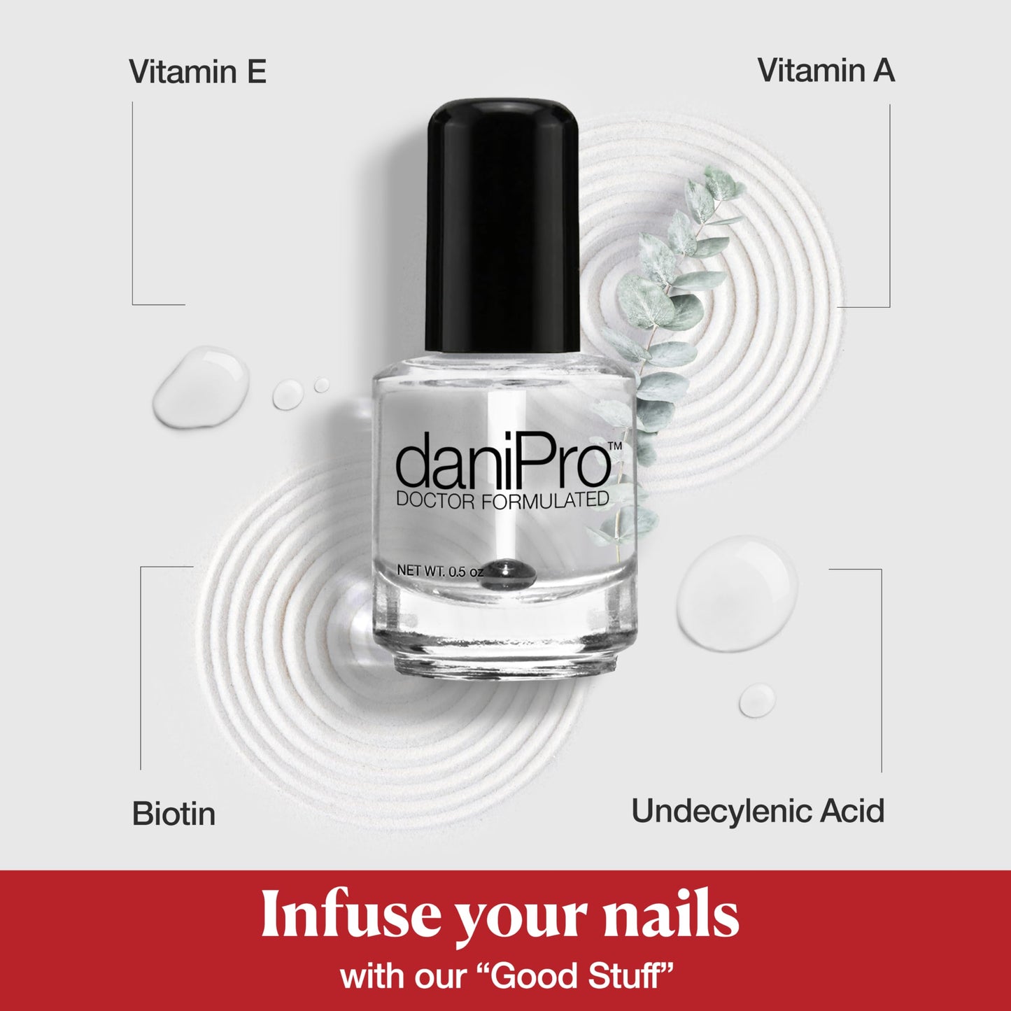 daniPro Doctor Formulated Nail Polish - Clear Top Coat Beauty & Personal Care daniPro
