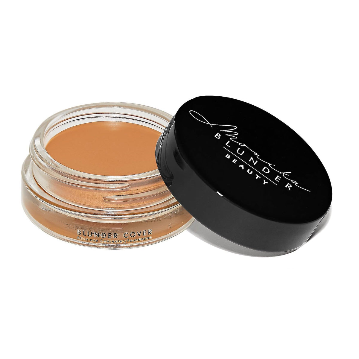 Monika Blunder Beauty - Blunder Cover Foundation Concealer - Shade: 5.5 - Fünf.5 - Medium/Deep, Warm Yellow Undertones - Clean Beauty, All-In-One,