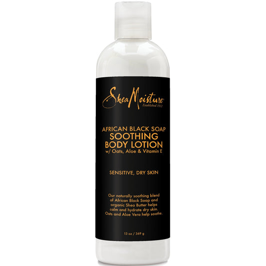 Sheamoisture Soothing Body Lotion for Troubled Skin African Black Soap Lotion with Shea Butter 13 oz Beauty & Personal Care Shea Moisture