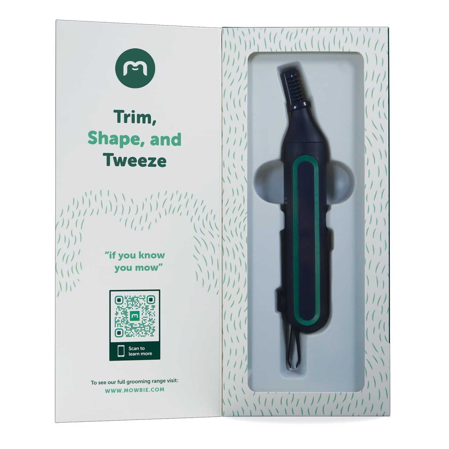 Mowbie Detail Trimmer, Male Hair Removal, Clippers, Waterproof, Black Beauty and Personal Care MOWBIE