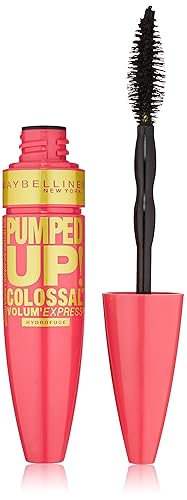 Maybelline Volum' Express Pumped Up! Colossal Waterproof Mascara, Classic Black, 0.32 fl. oz. Beauty & Personal Care MAYBELLINE