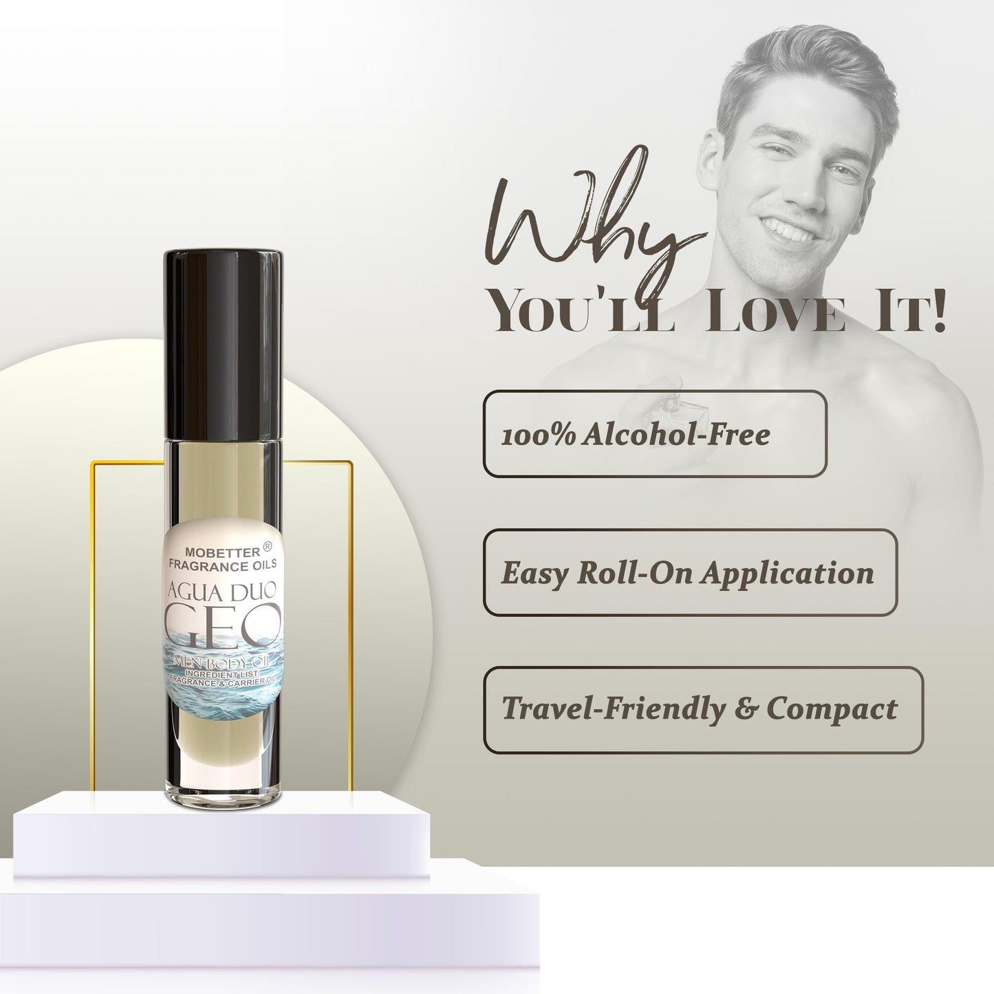 MOBETTER FRAGRANCE OILS Agua Duo Geo Men Fragrance Body Oil Beauty & Personal Care MOBETTER FRAGRANCE OILS