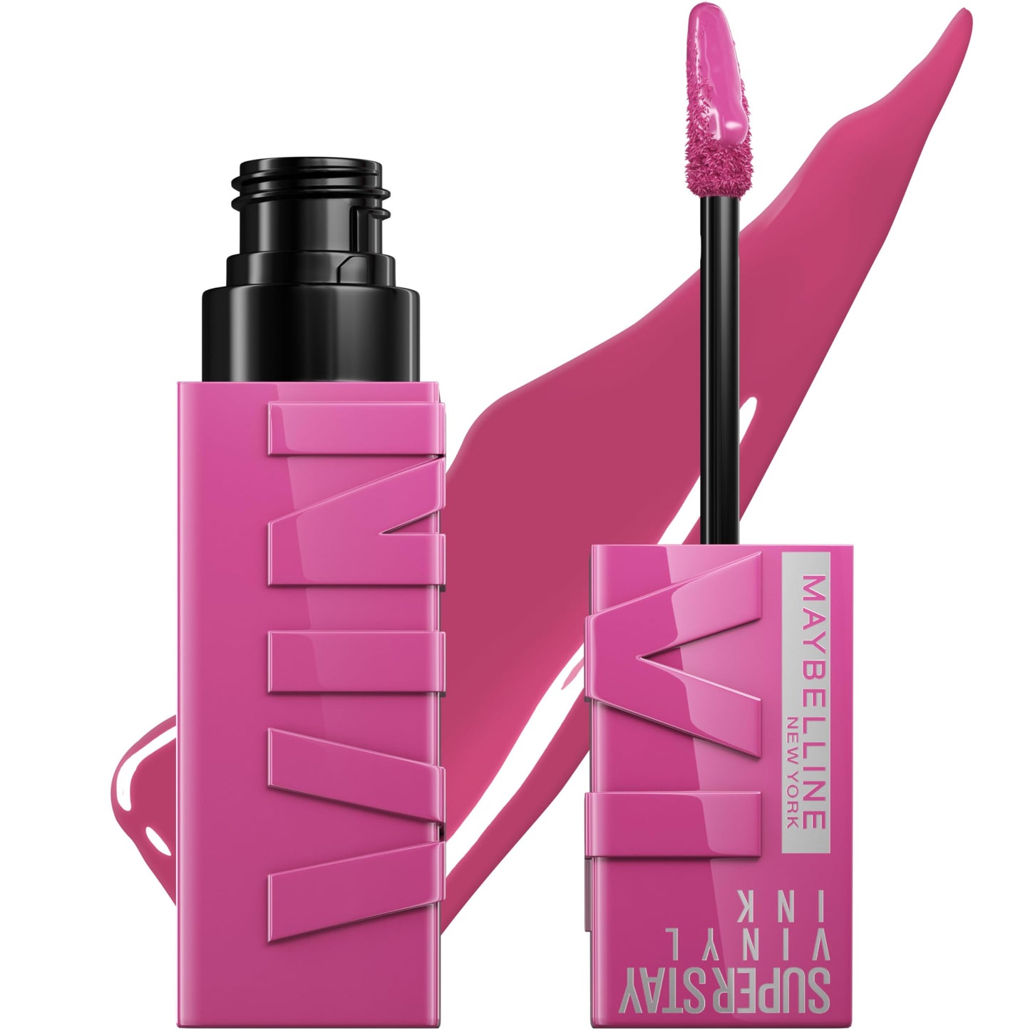 MAYBELLINE Super Stay Vinyl Ink Longwear No-Budge Liquid Lipcolor Make Up, Highly Pigmented Color and Instant Shine, Edgy, 1 Count Beauty & Personal Care MAYBELLINE