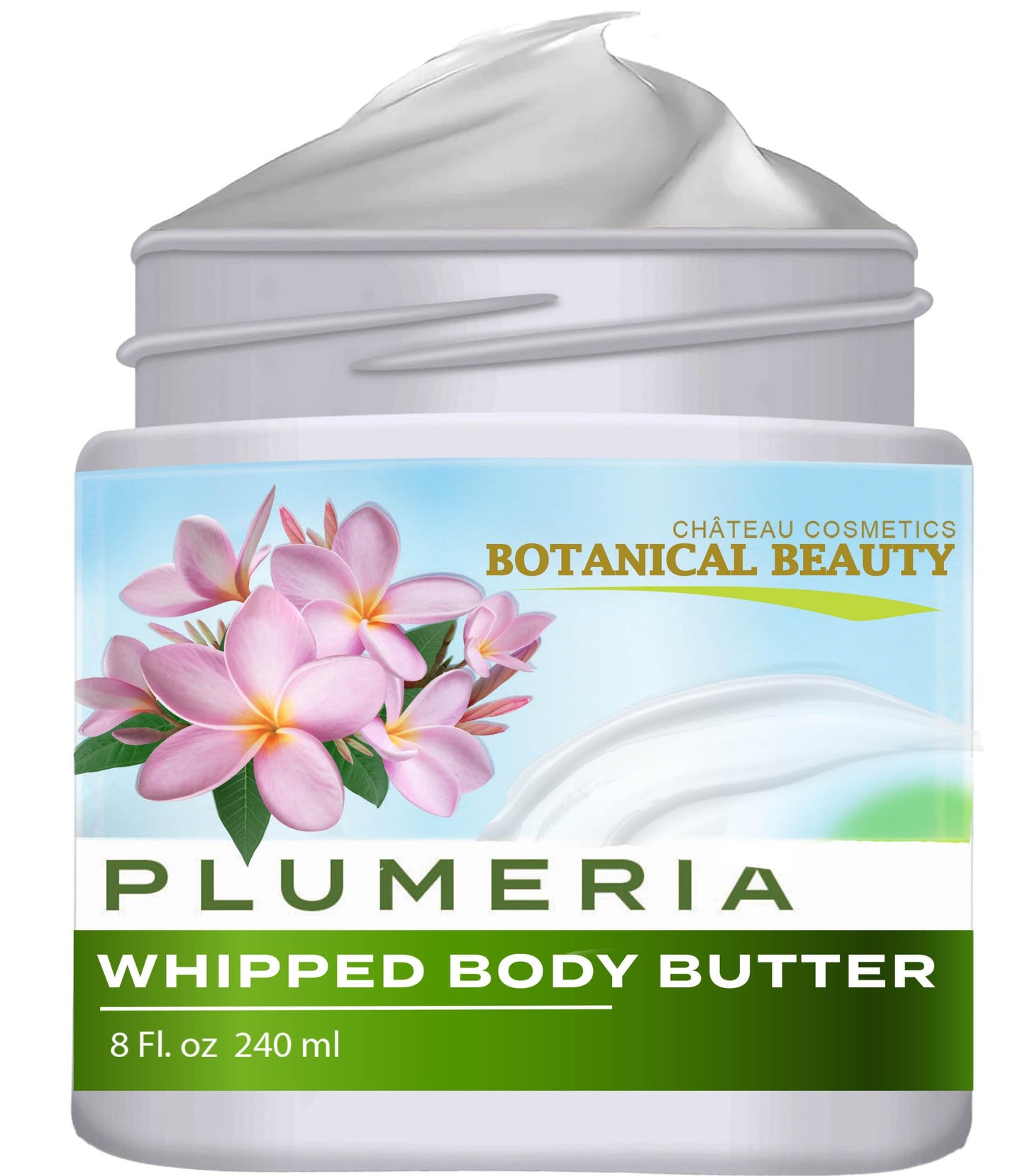 Botanical Beauty PLUMERIA WHIPPED BODY BUTTER with Shea Butter, Cocoa Butter, Coconut Oil for All Skin Types, for Dry, Sensitive Skin. Moisturizing Beauty & Personal Care Botanical Beauty