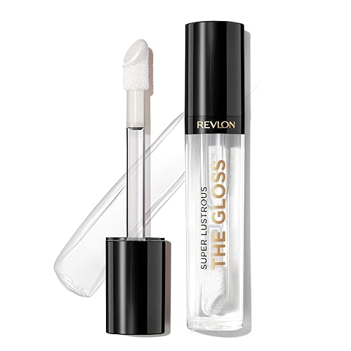 Revlon Super Lustrous Lip Gloss, Non-Sticky, Hydrating, High Shine Finish, 200 Crystal Clear, 0.13 oz Beauty & Personal Care REVLON