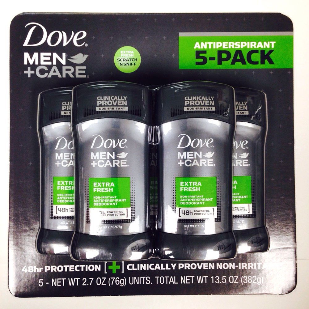Dove Men Care Deodorant, Extra Fresh (2.7 oz, 5 pk.) Beauty and Personal Care Dove