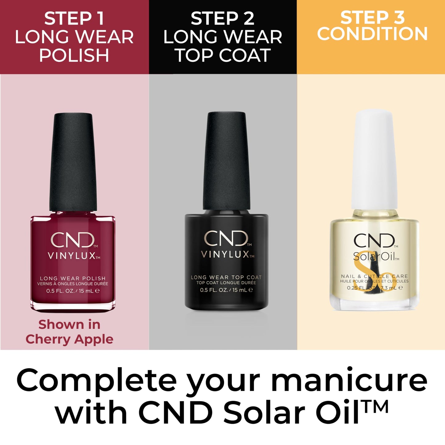 CND Vinylux Longwear Red Nail Polish, Gel-like Shine & Chip Resistant Color, Poppy Fields, 0.5 fl. oz Beauty & Personal Care CND