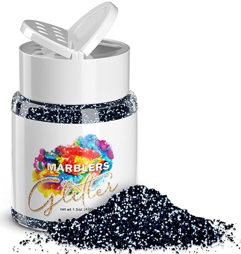 MARBLERS Twinkle Glitter [Navy] 1.5oz (42g) | Fine | Non-Toxic, Vegan, Cruelty-Free | Face, Body, Eyeshadow, Hair, Festival, Party Makeup | Nail Art Beauty & Personal Care MARBLERS