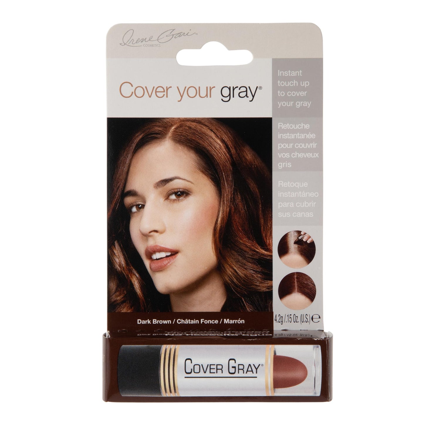 Cover Your Gray for Women Touch Up Stick, Dark Brown, 0.15 oz Beauty & Personal Care Cover Your Gray