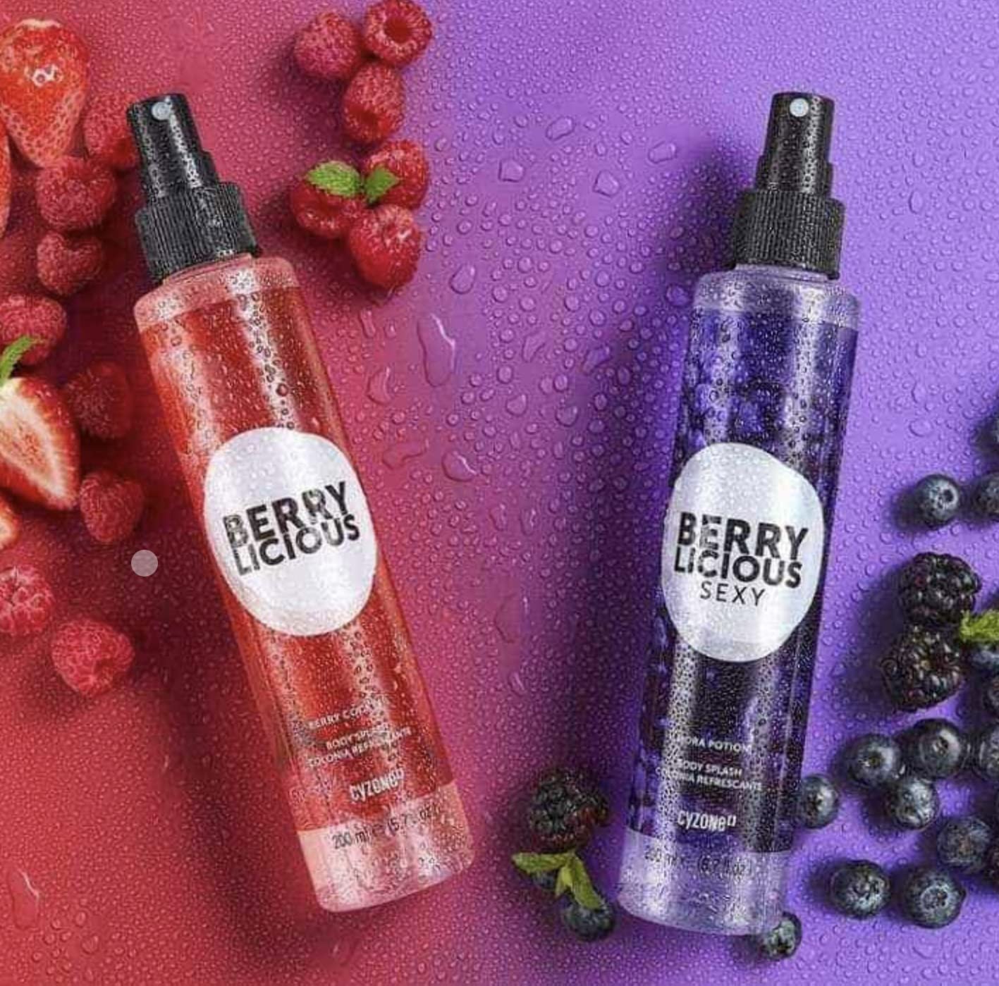 Cyzone Berrylicious Berry Cocktail Refreshing Body Splash 6.7 fl. oz. (200ml) Beauty & Personal Care Cyzone L'Bel