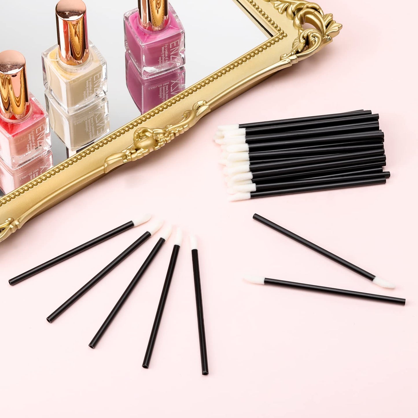 200 Pieces Disposable Lip Wands, Lip Brushes, Lipstick & Gloss Applicators Lint Free Makeup Applicator Brush Beauty Tool Beauty & Personal Care BTYMS