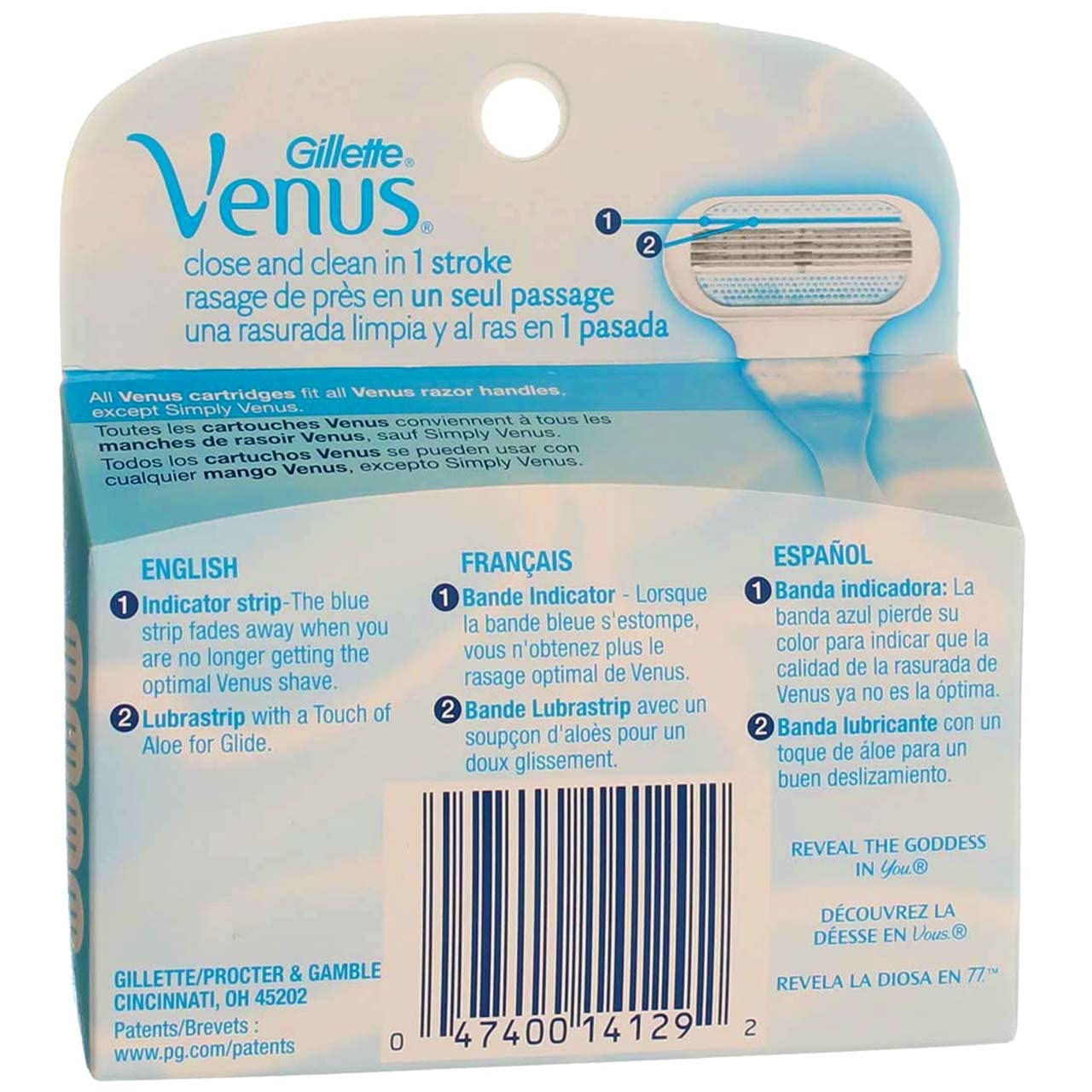 Gillette Venus Cartridges 4 Each (Pack of 3) Beauty and Personal Care Gillette Venus