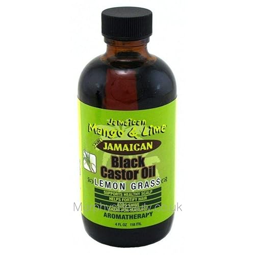Jamaican Mango & Lime Black Castor Oil (Lemon Grass) 4oz Beauty & Personal Care Jamaican Mango & Lime
