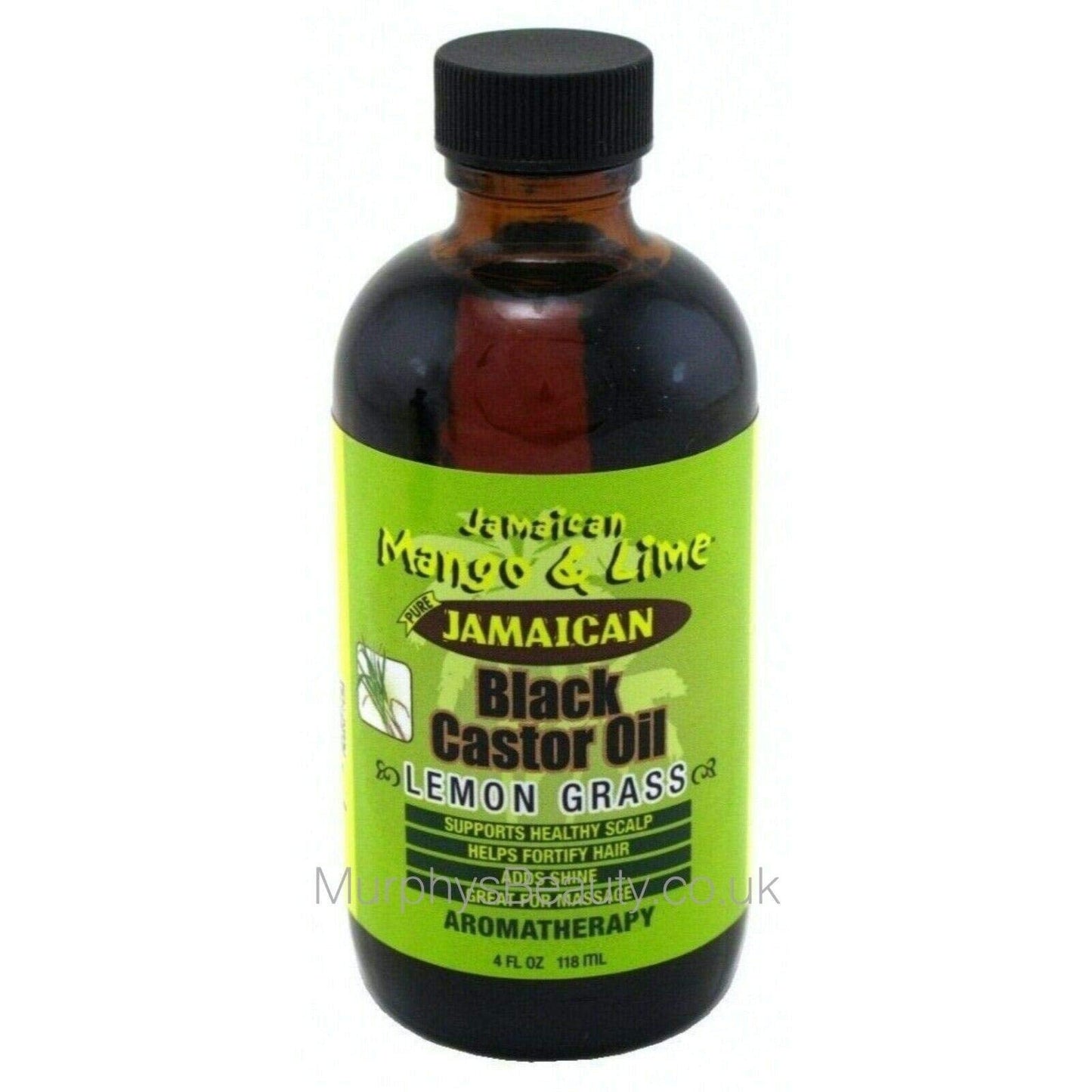 Jamaican Mango & Lime Black Castor Oil (Lemon Grass) 4oz Beauty & Personal Care Jamaican Mango & Lime