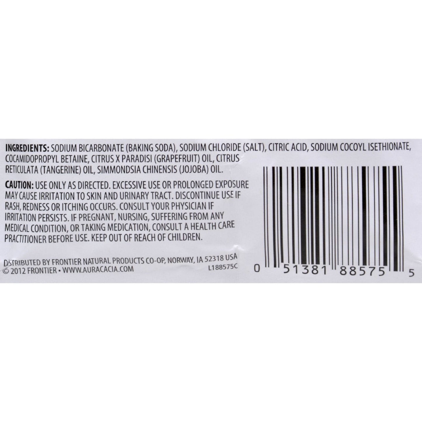 Aura Cacia Tangerine and Grapefruit Aromatherapy Foam Bath, 2.5 Ounce - 6 per case.6 Beauty & Personal Care Aura Cacia