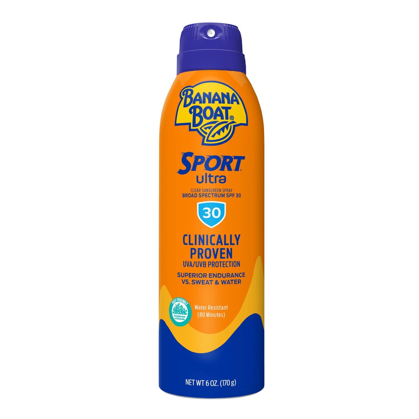 Banana Boat Sport Ultra SPF 30 Sunscreen Spray, 6oz | Banana Boat Sunscreen SPF 30, Water Resistant, Oxybenzone Free, Clear Sunblock Spray, 6oz Beauty & Personal Care Banana Boat