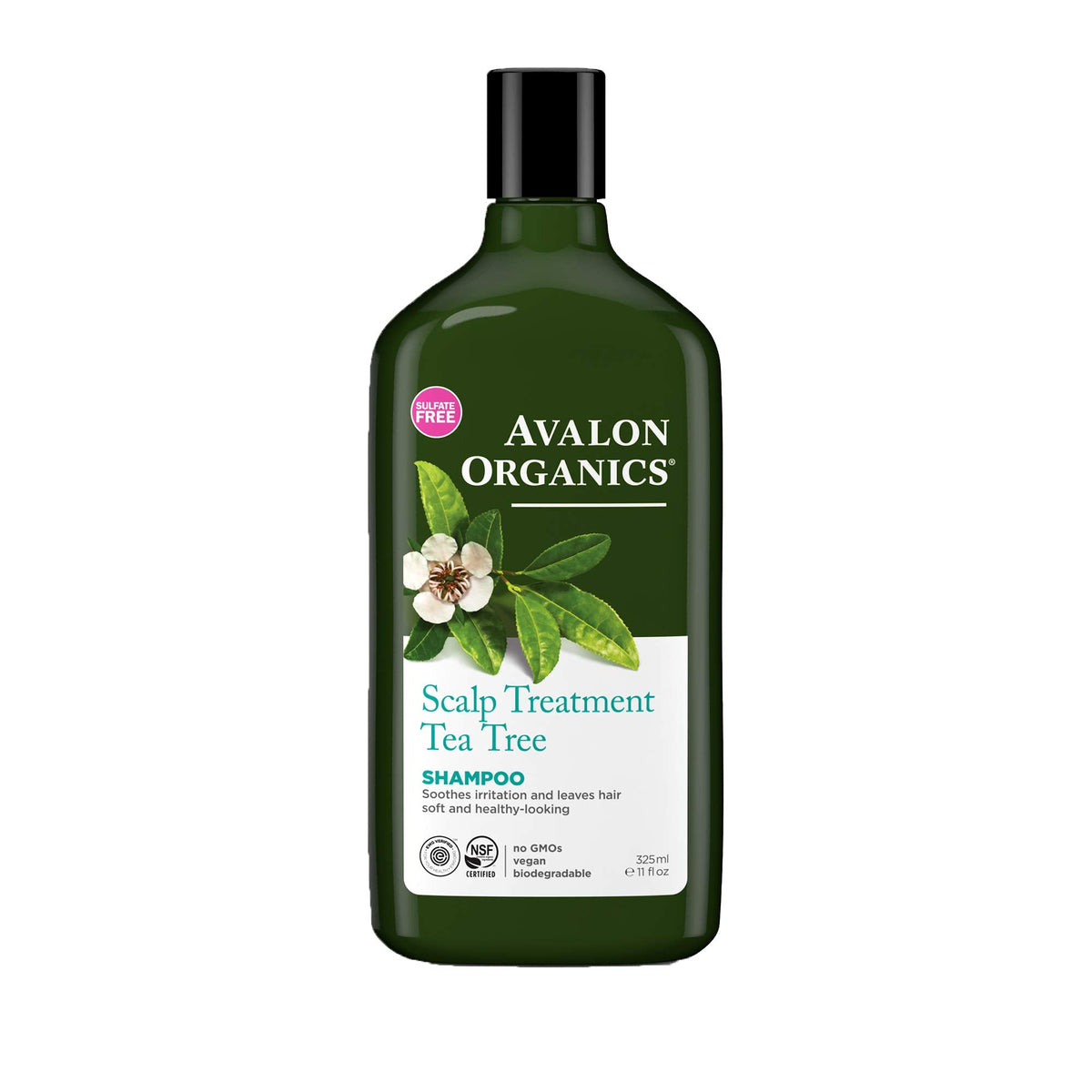 Avalon Organics Scalp Treatment Tea Tree Shampoo, 11 oz. (Pack of 2) Beauty & Personal Care Avalon Organics