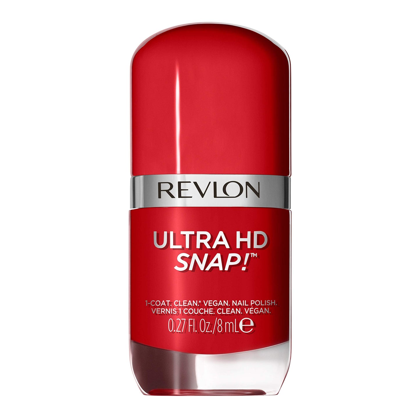 REVLON Ultra HD Snap Nail Color, Natural Rich Glossy Polish, 100% Vegan Formula, No Base or Top Coat Needed, 030 Cherry On Top, 0.27 fl oz Beauty & Personal Care REVLON