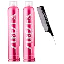 Sukesha Maximum Hold Hair Spray, ultimate hold aerosol formula (with Sleek Steel Pin Tail Comb) (10 oz / 284 gram - pack of 2) Beauty & Personal Care Sukesha