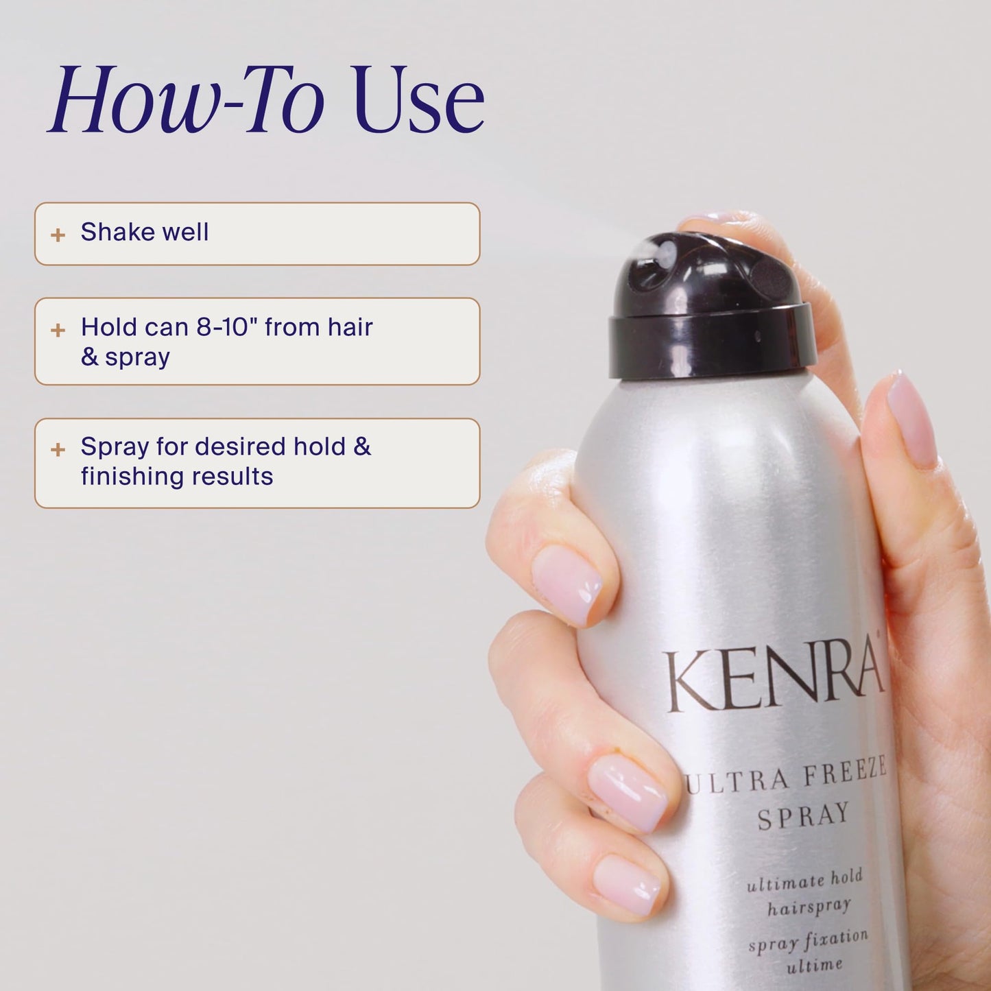 Kenra Ultra Freeze Spray 30 | Ultimate Hold Hairspray | Long-Lasting, Ultra-Firm Hold | Fast-Drying Formula | Provides Humidity Resistance | High Beauty and Personal Care Kenra