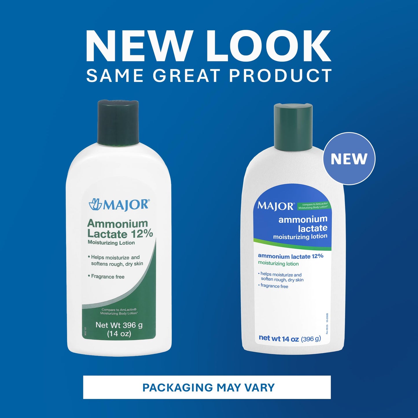 Major Ammonium Lactate 12% Moisturizing Lotion - Lactic Acid Lotion - Helps Moisturize and Soften Rough, Dry Skin - Daily Body Lotion - Fragrance-Free Beauty & Personal Care MAJOR